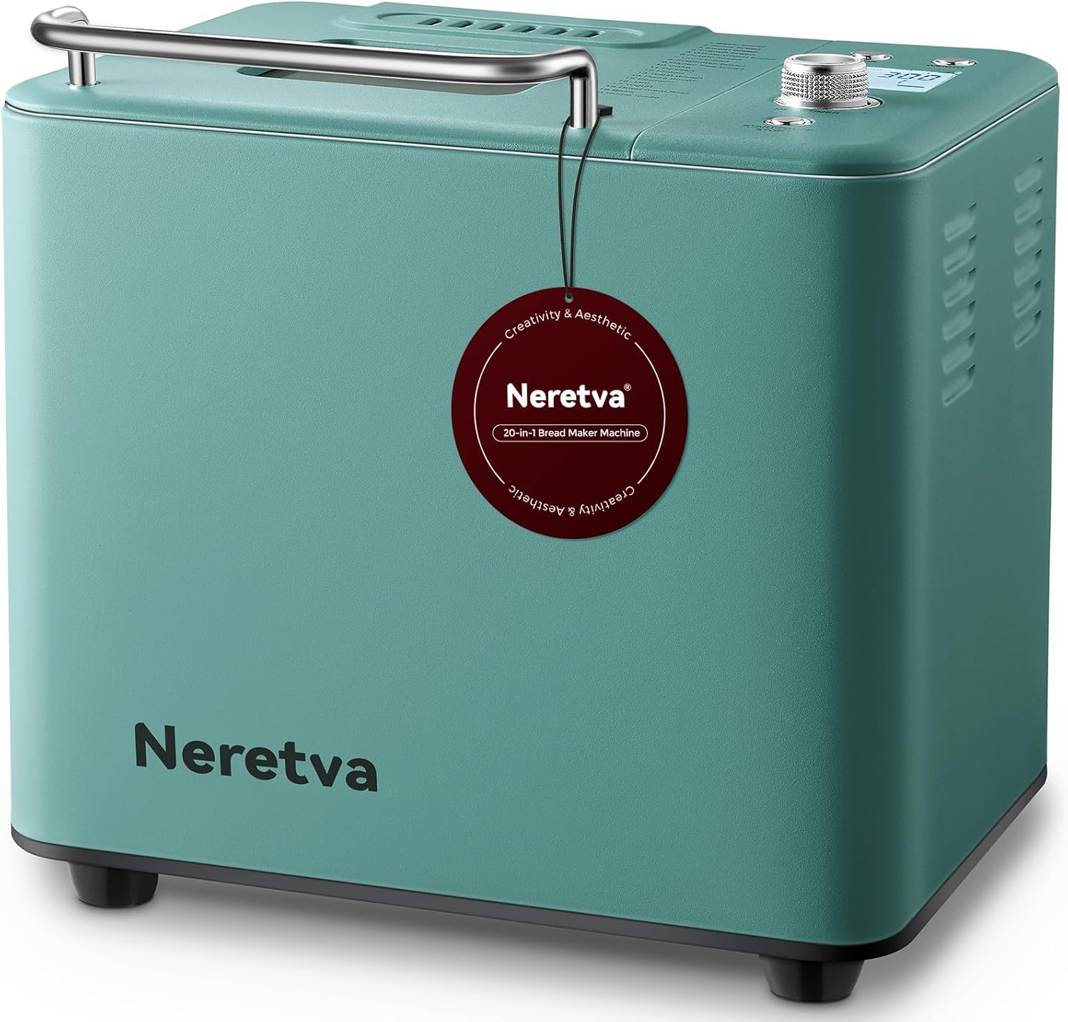 Machine à pain Neretva 20 en 1, 900 g, double résistance, cuve en céramique automatique