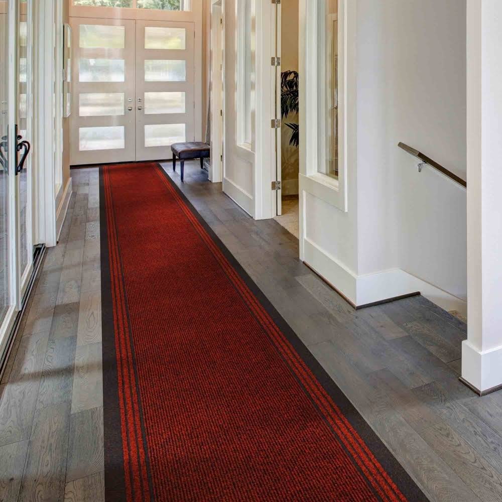 runrug Inca Red Rug Runner - Width: 2 Foot 2 inch