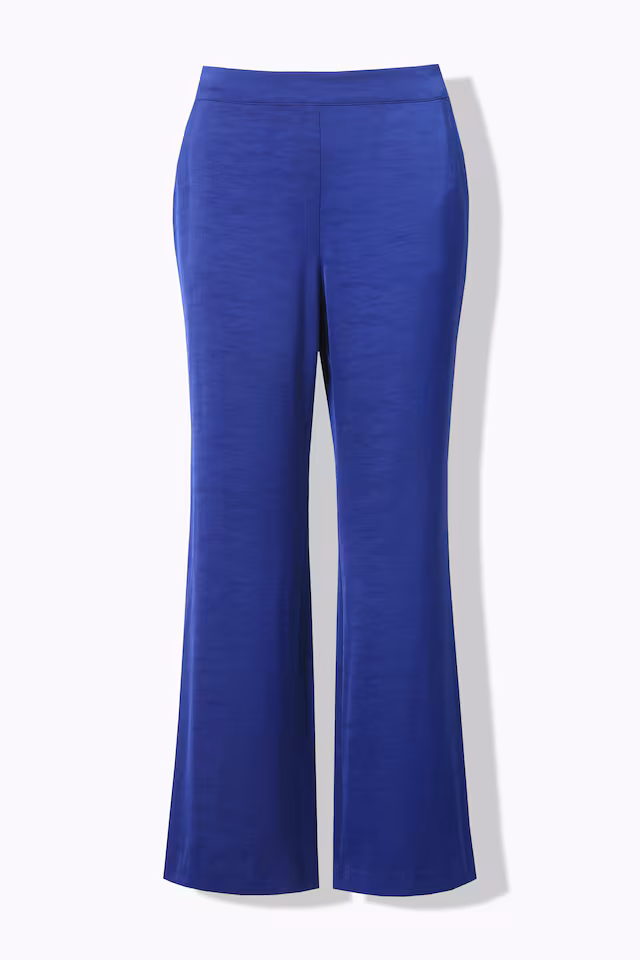 Textured Elastic Waistband Suit Pants