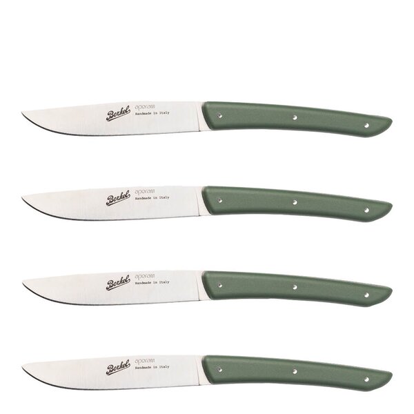 Color Olive Green biffkniver 11 cm