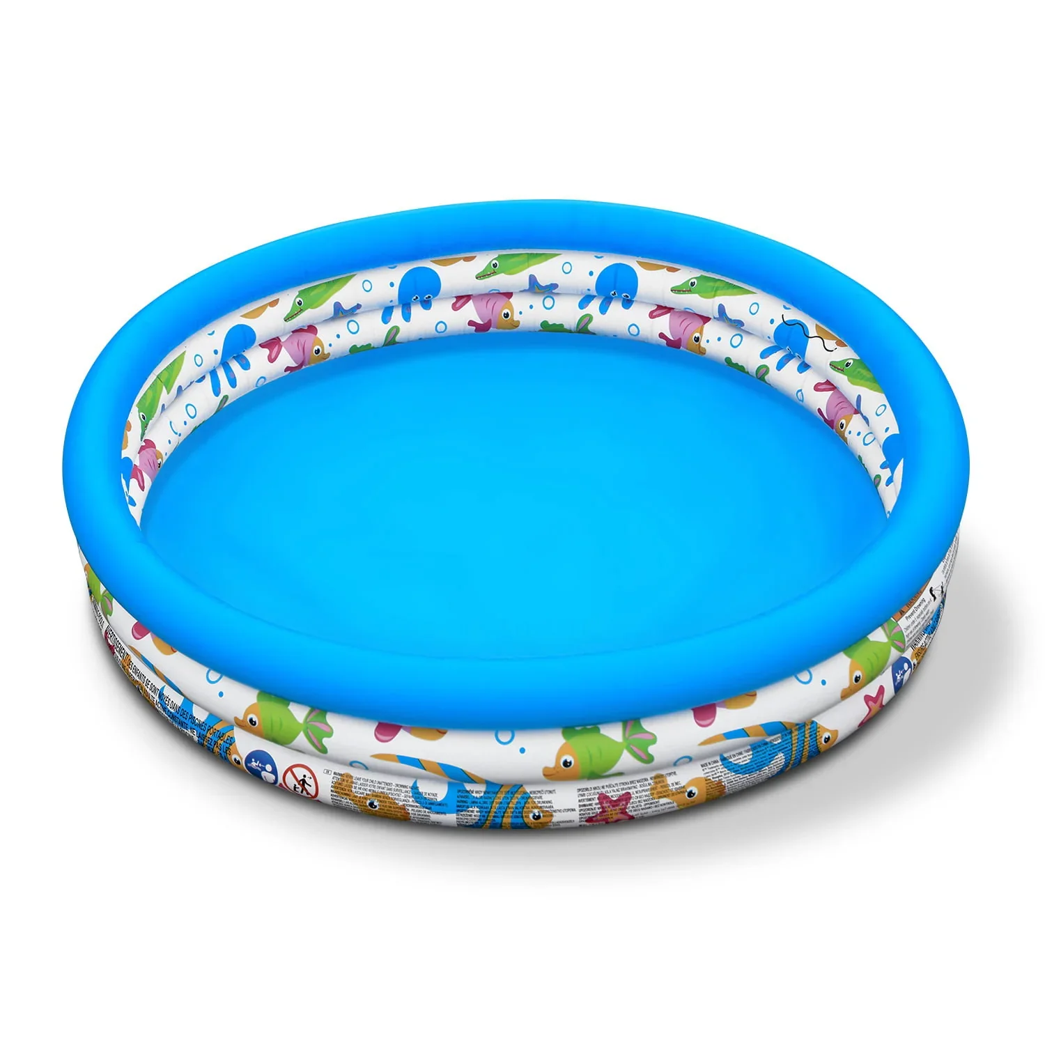 iMounTEK 48x10 Inflatable Baby Swimming Pool Whale Inflatable Kiddie Pools Foldable 3 Rings Blow Up Paddling Pool for Kids Toddlers Children Summer Water Game Play Center for Indoor Outdoor Garden Ya