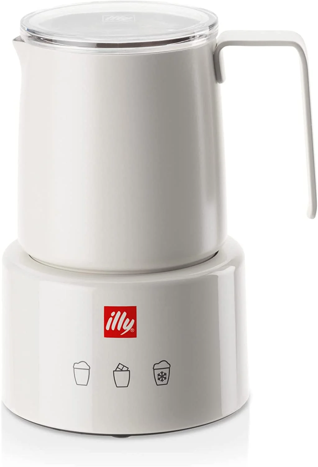 Illy Electric Milk Frother - Black & Stainless Steel