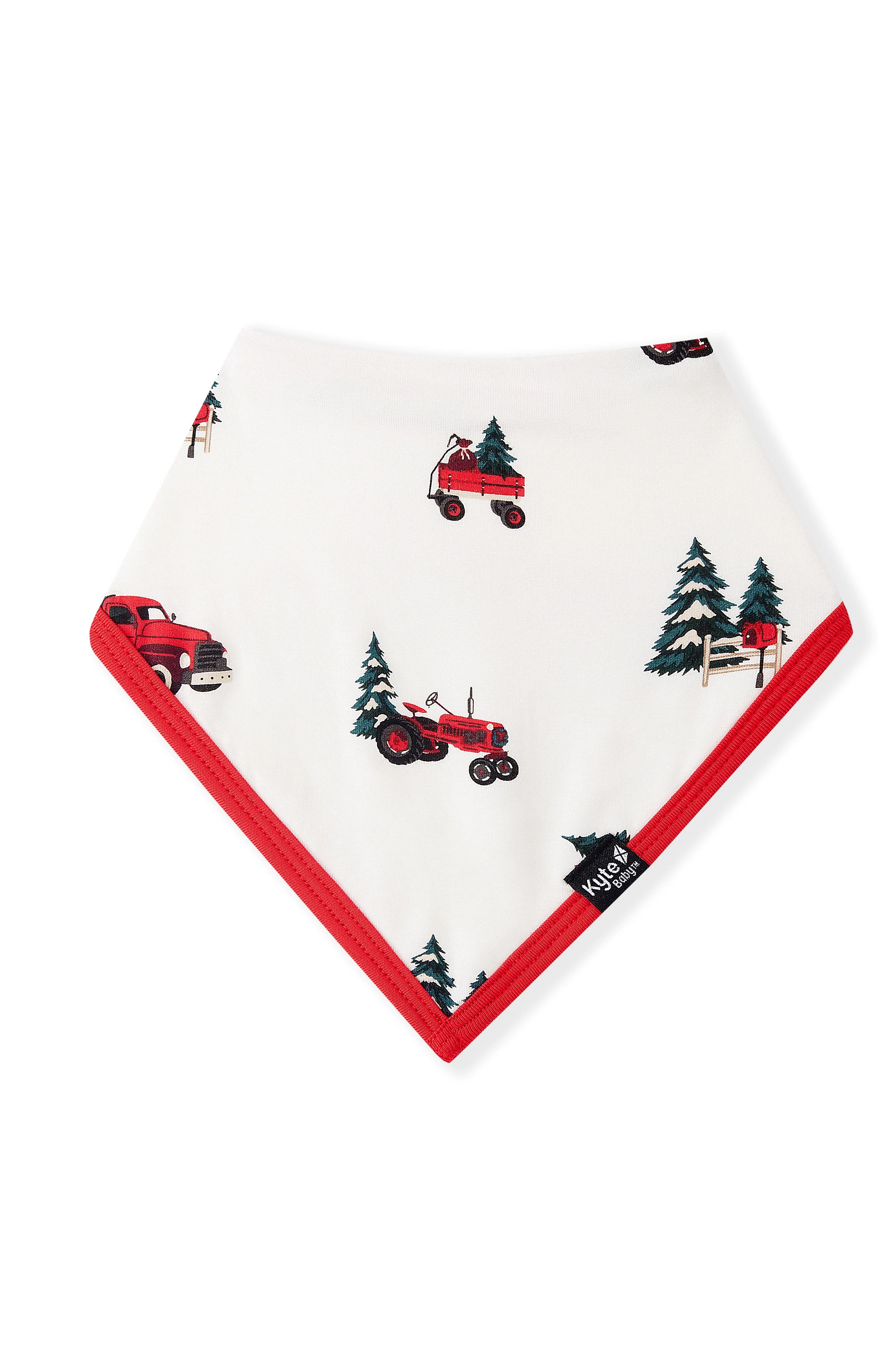 Bib in Holiday Tree Farm