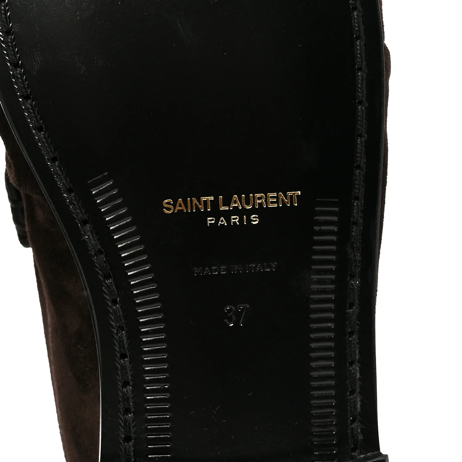 Suede Le Loafer 15 Penny Slippers 37 Dark Chocolate