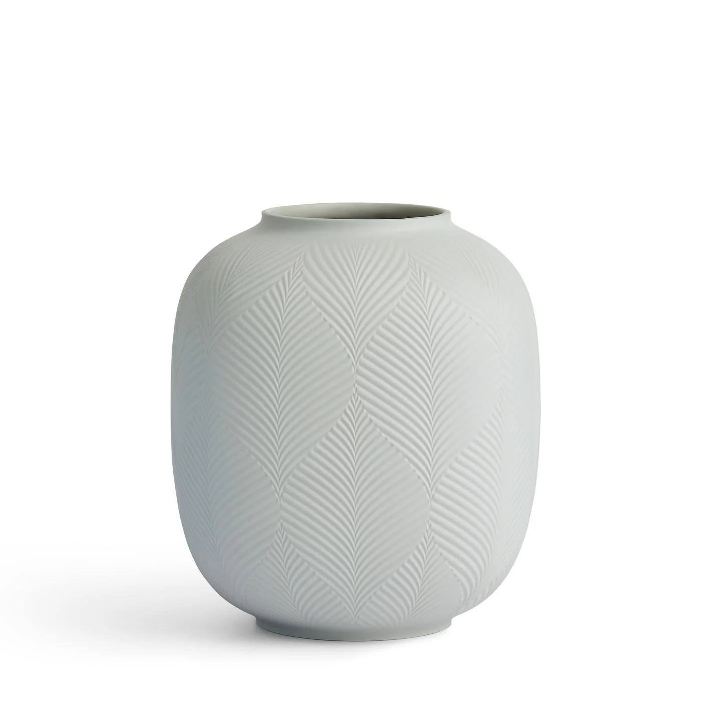 Jasper Folia Dove Grey Rounded Vase