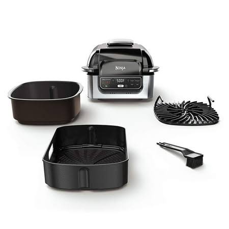 Refurbished Ninja Ag301 Foodi 5-in-1 Indoor Grill with 4-Quart Air Fryer