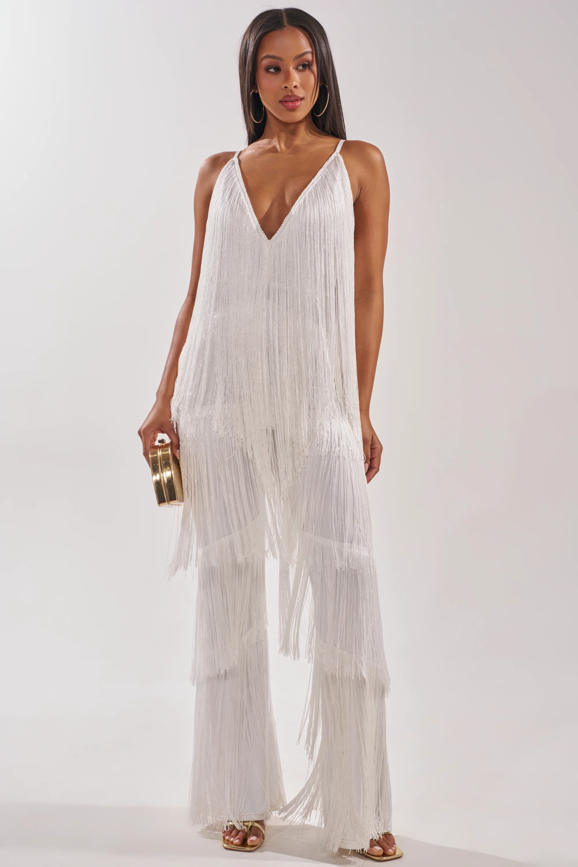 BAECATION FRINGE JUMPSUIT - Akira Store