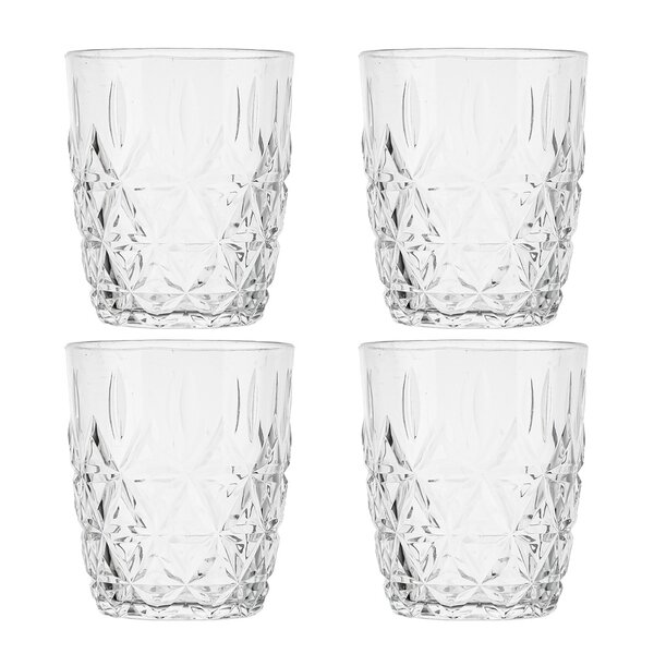June picknick vannglass 28 cl 4 stk klar