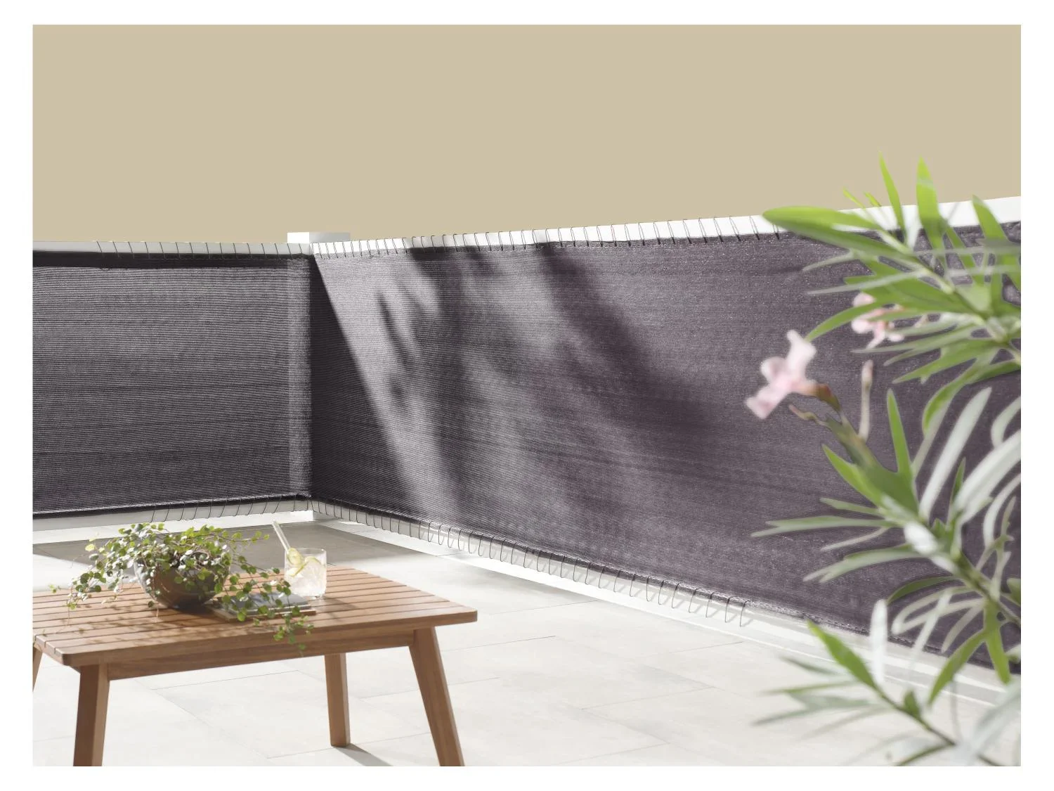 LIVARNO Brise-vue pour balcon ou pour clture