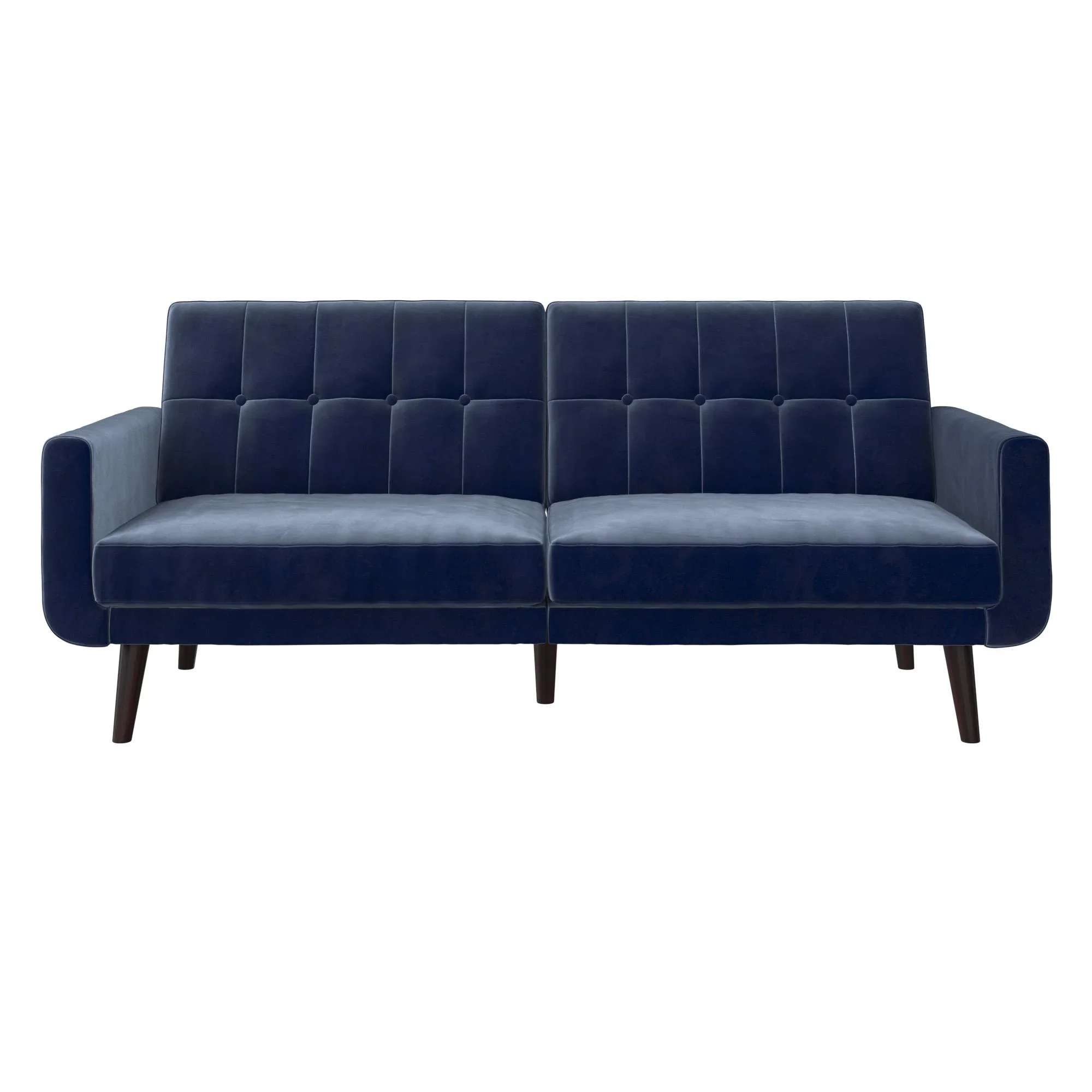 Better Homes & Gardens Nola Modern Futon, Camel Faux Leather