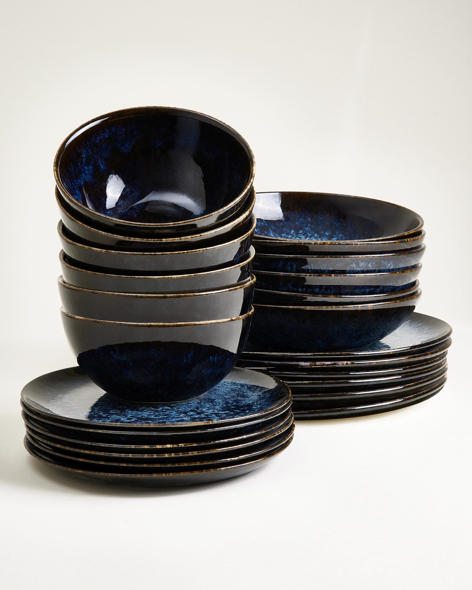CORDOAMA - TABLEWARE SET CLASSIC DARK BLUE 24 PIECES