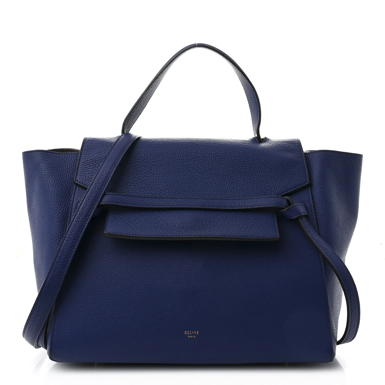 Grained Calfskin Mini Belt Bag Indigo