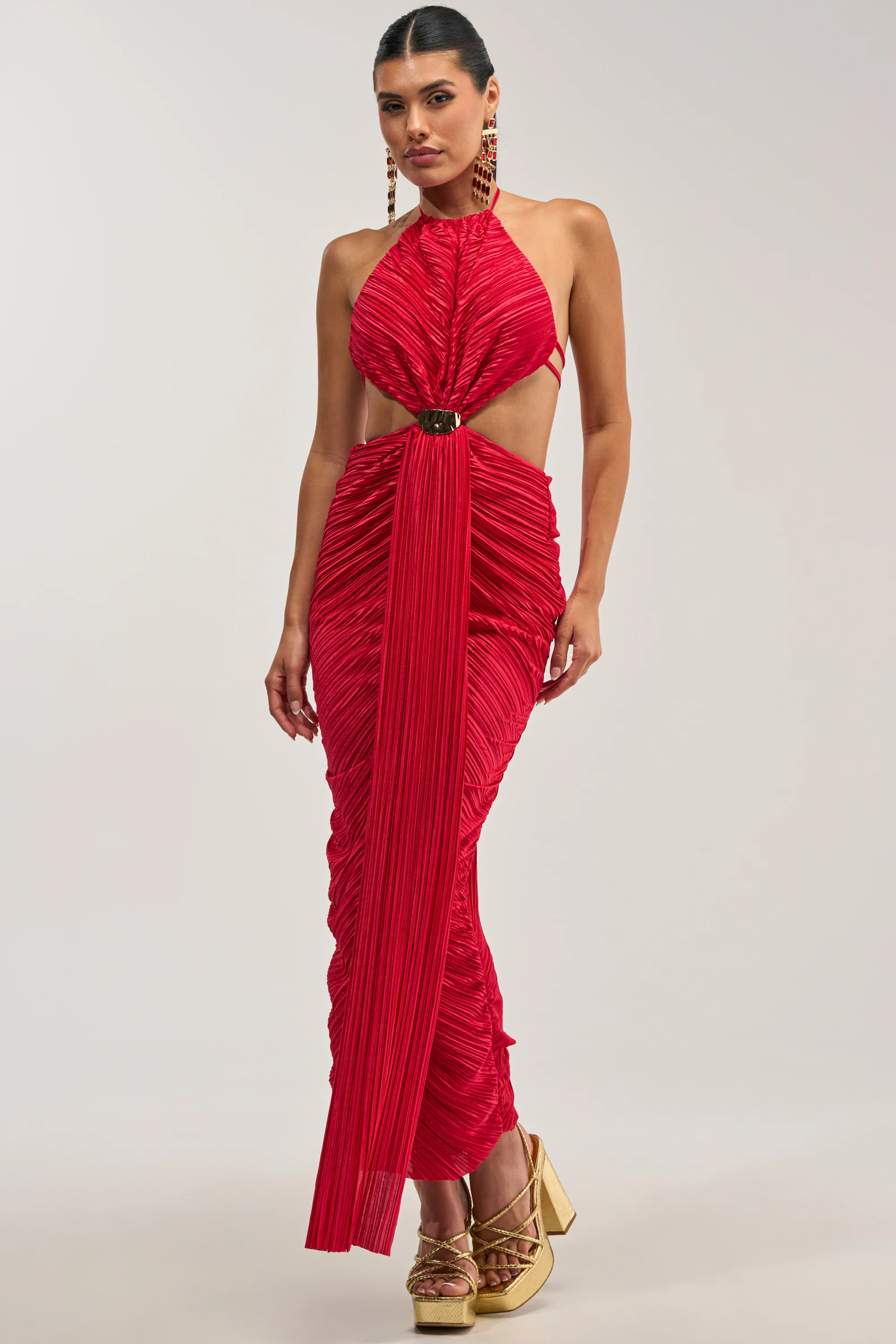 TOO CUTE TO ARGUE SLINKY MAXI DRESS - Akira Store