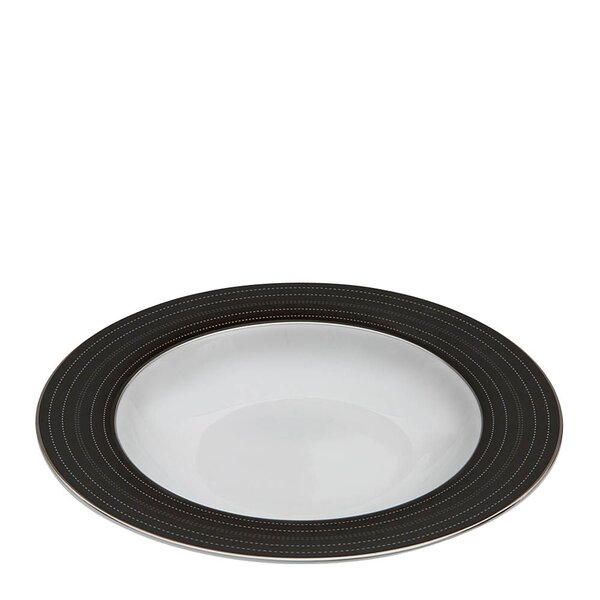 Lerk dyp tallerken 23 cm mørk