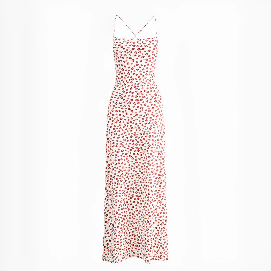 Emily - Robe longue légère avec bretelles
