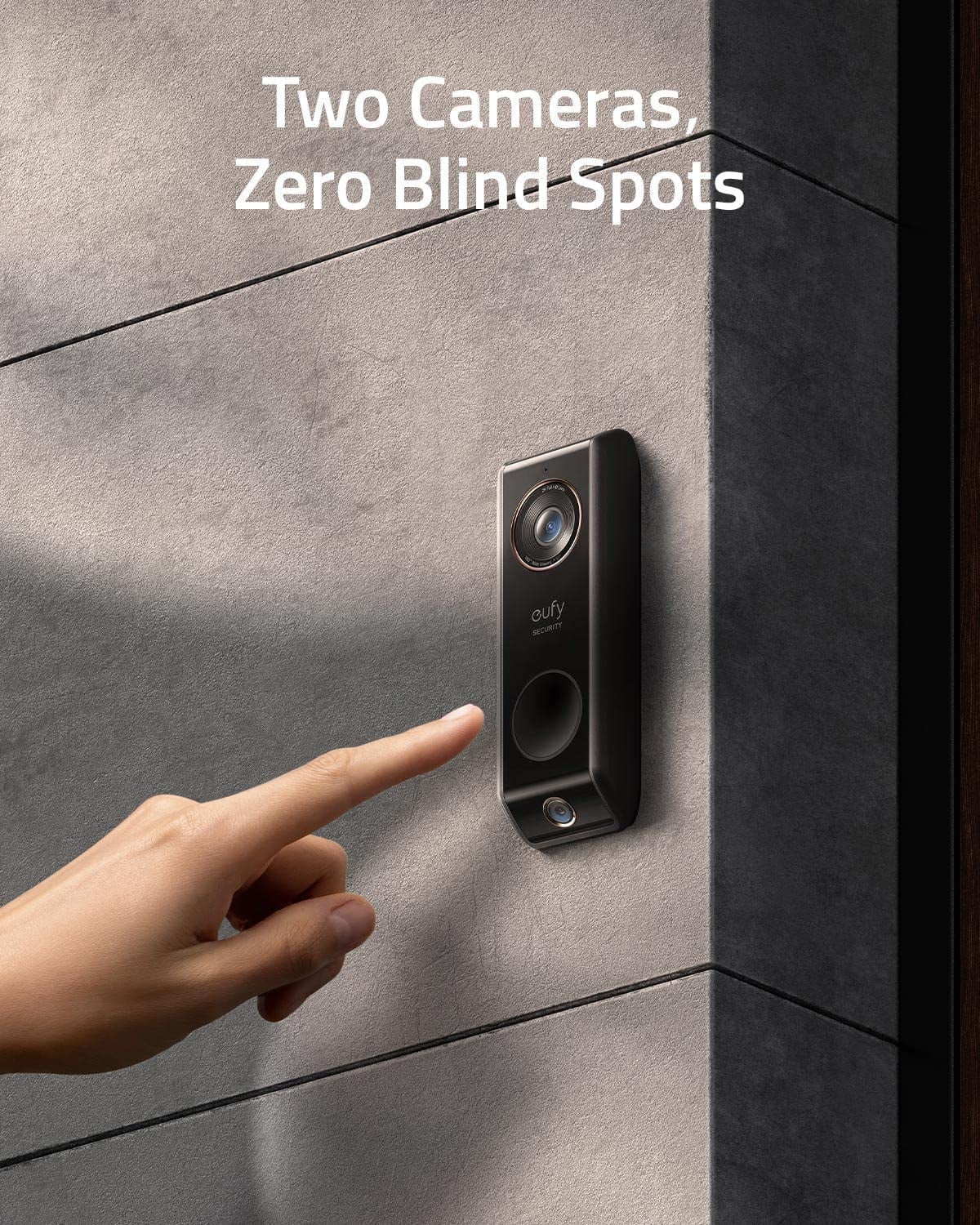 Security Video Doorbell (Wired) S330 with Chime, Dual Cam, Delivery Guard, Security Camera, 2K with HDR, No Monthly Fee - Image 2