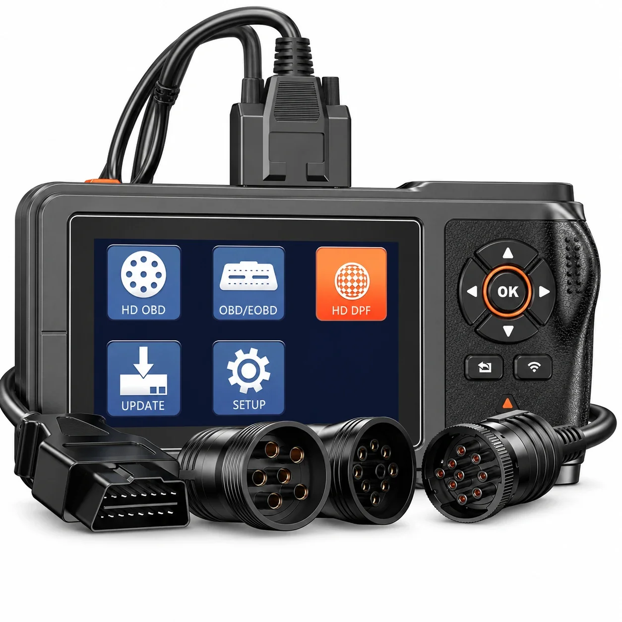 ANCEL HD431 Paccar Detroit Heavy Duty Truck Scanner OBD Diesel Diagnostic Tool DPF Regen