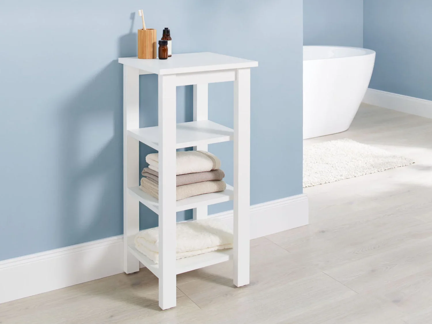 LIVARNO home tagre Stockholm, 40 x 84 x 35 cm, blanche