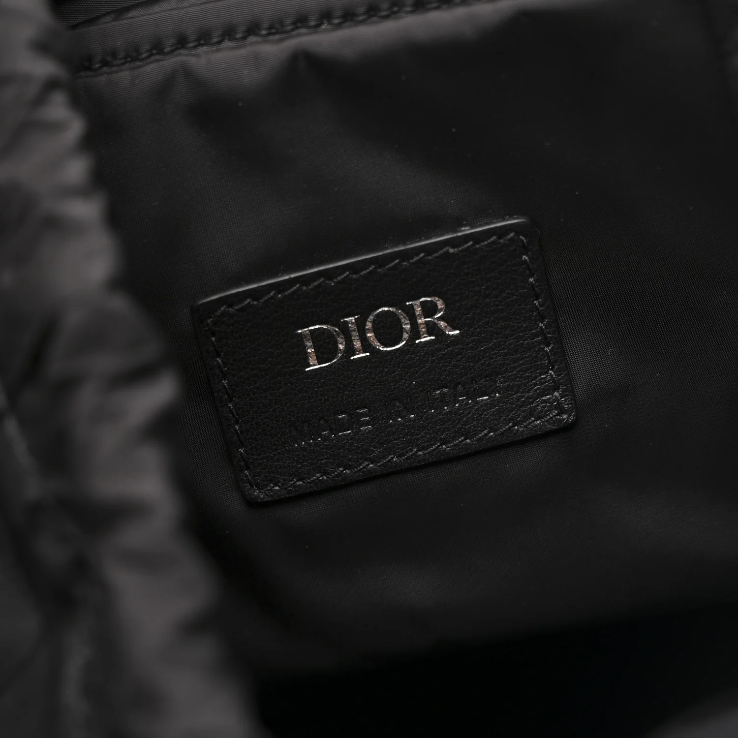 Nylon Saddle Backpack Black