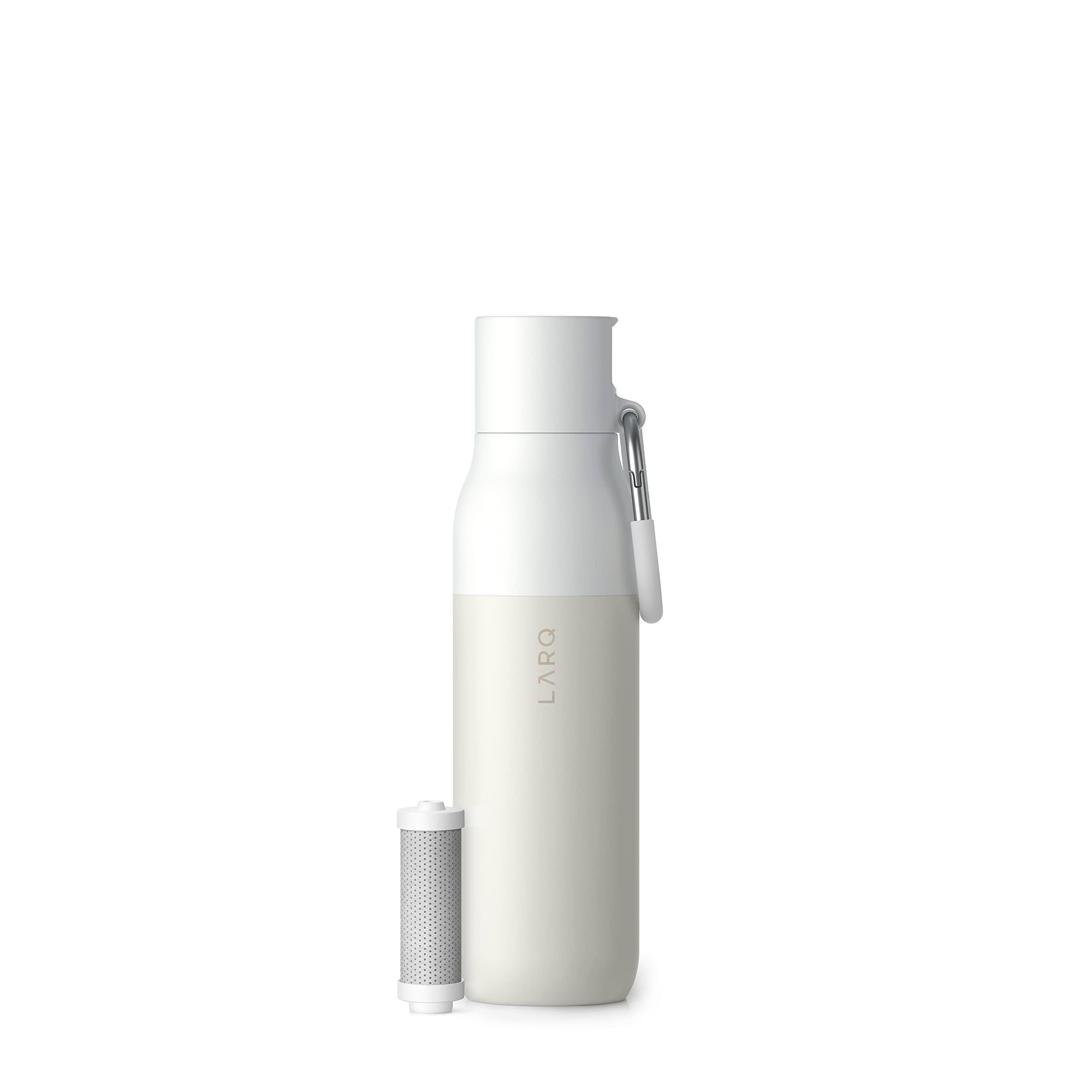 LARQ White & Taupe Self-Cleaning Filtered Water Bottle