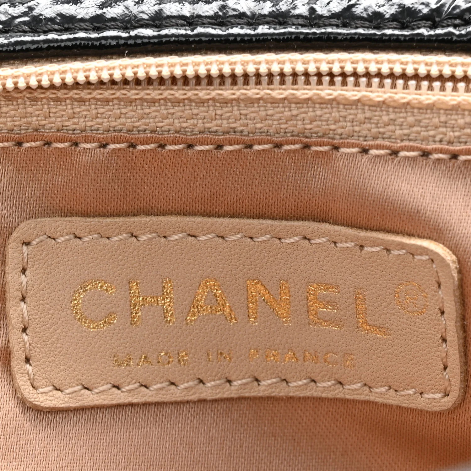 Vinyl Medium Rock and Chain Flap Black