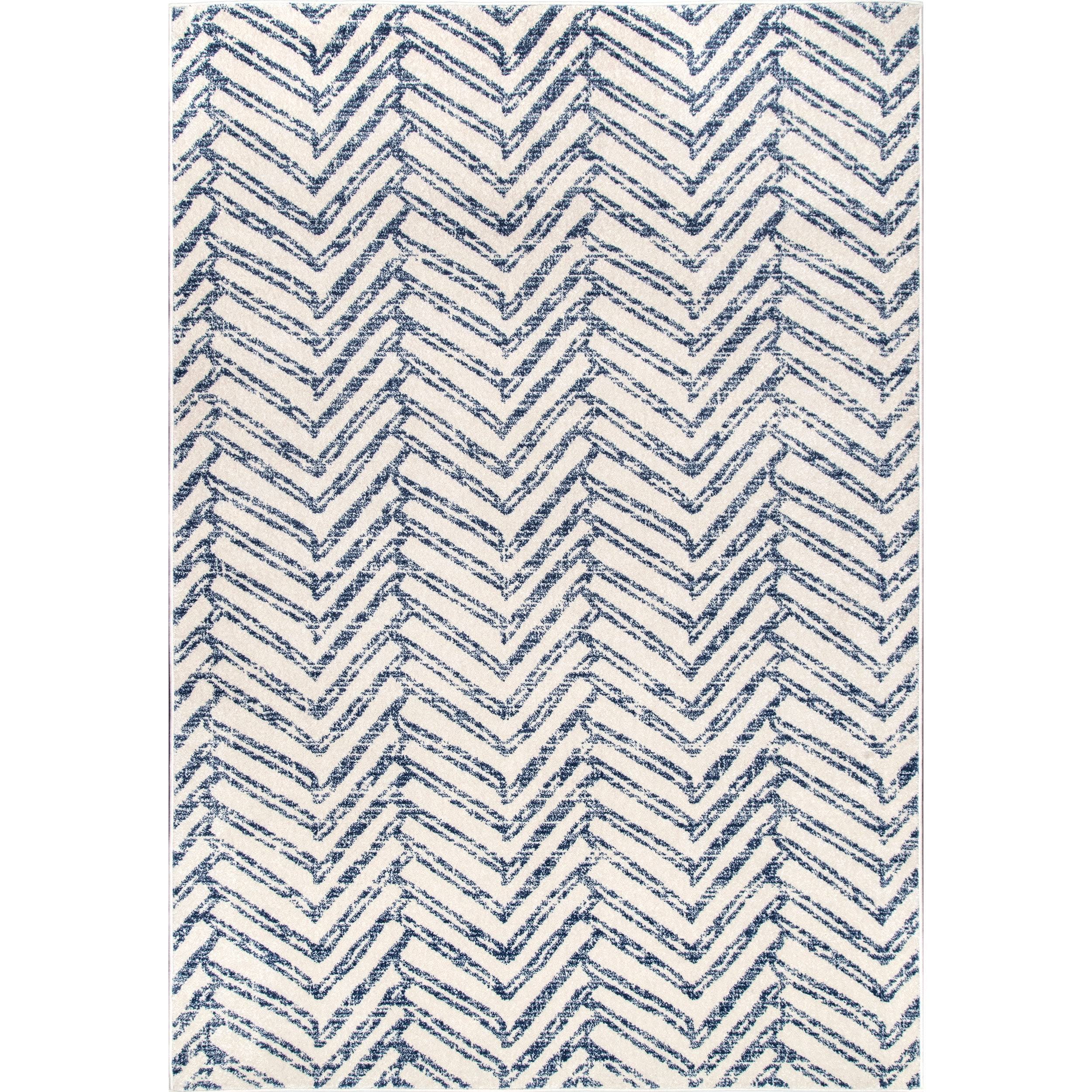 nuLOOM Geometric Rosanne Area Rug, Blue, 2x3 ft