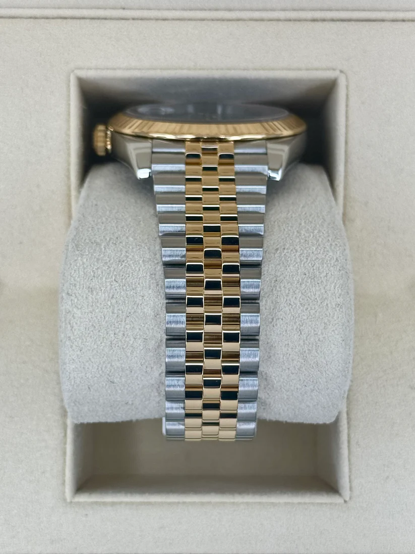 [Super Clone]RLX  Datejust 41mm Two-Tone Yellow Gold Fluted Bezel 