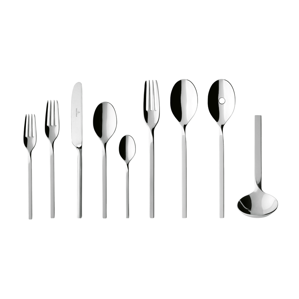 NewWave 64-piece flatware set - stainless steel