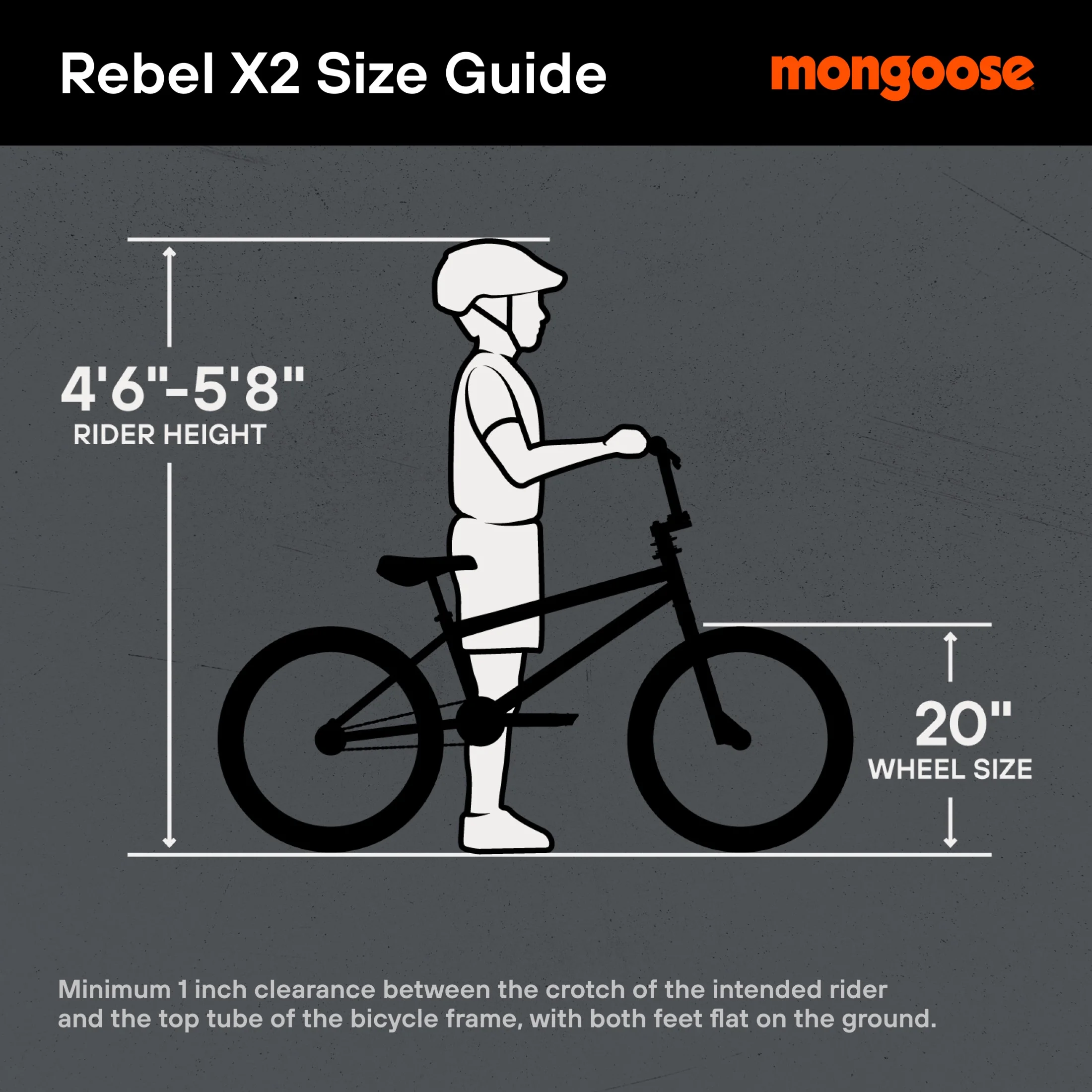 Rebel X2 Kids BMX Bike, 20-in. Wheels, Children Ages 6+, Black Blue Bicycle(Black) - Image 8