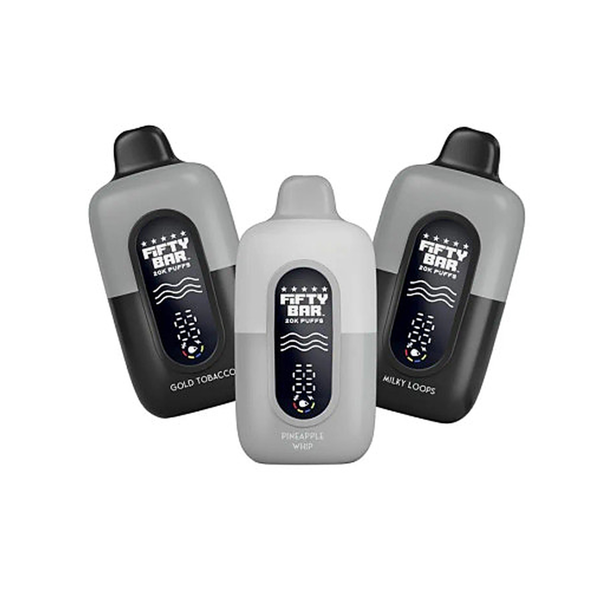 Fifty Bar V2 Silver Series 20K Vape - Blueberry Cereal Donut Milk