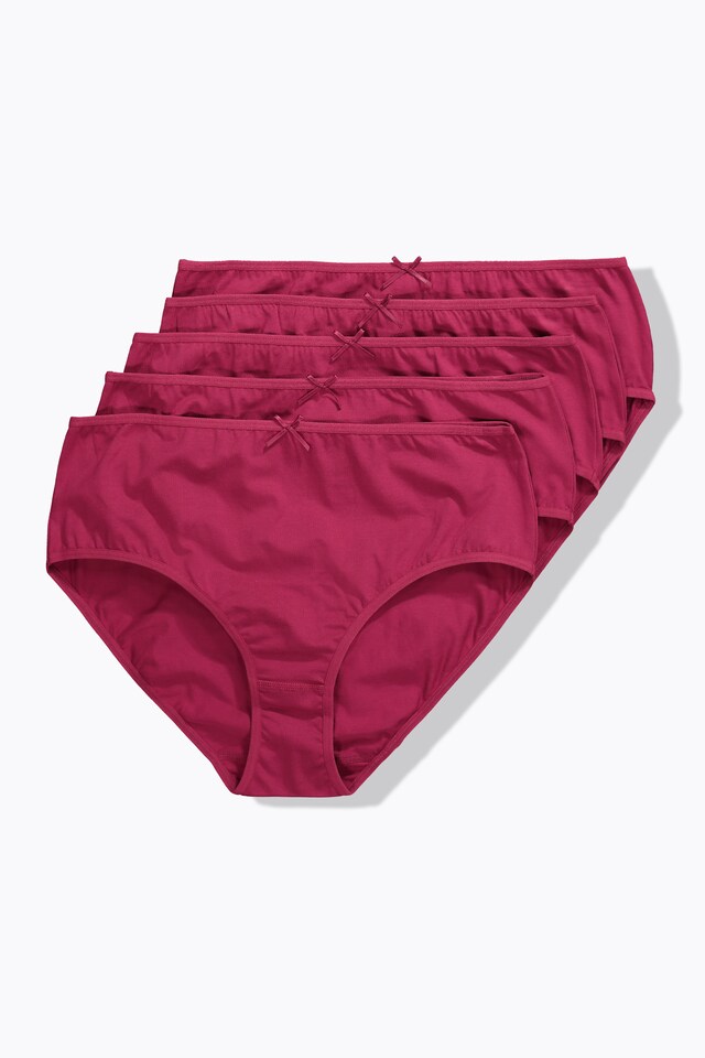 5 Pack of Stretch Cotton Panties - Solid