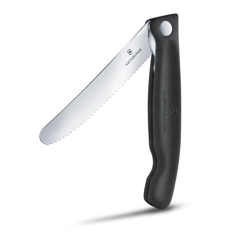 Swiss Classic piknikkniv 11 cm svart