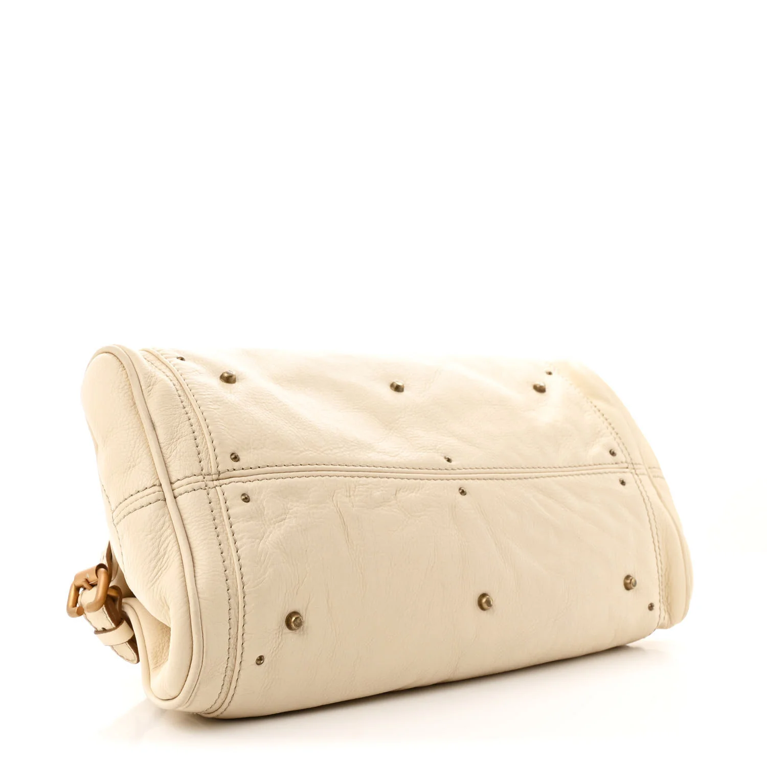 Calfskin Medium Paddington Satchel Ivory