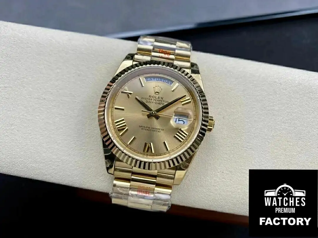 Rolex Day Date M228238-0006 904L Gold Case