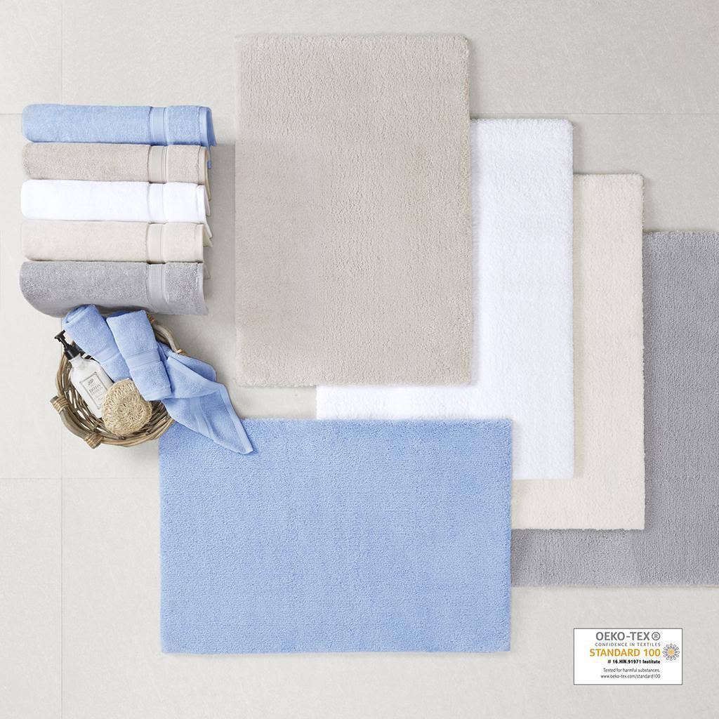 Madison Park Ivory Marshmallow Bath Rug