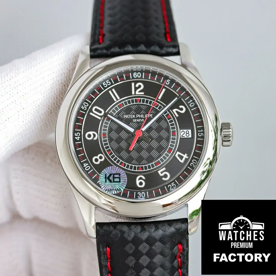 Patek Philippe Calatrava 6007G-010 GS Factory Black Strap
