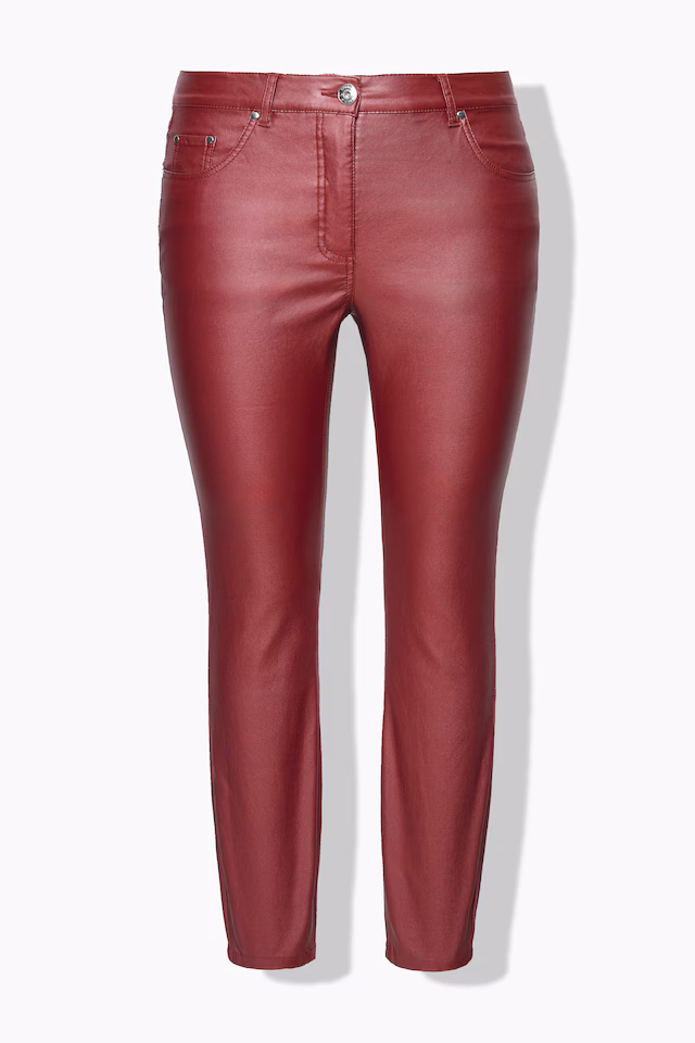Coated Denim Stretch Skinny Pants