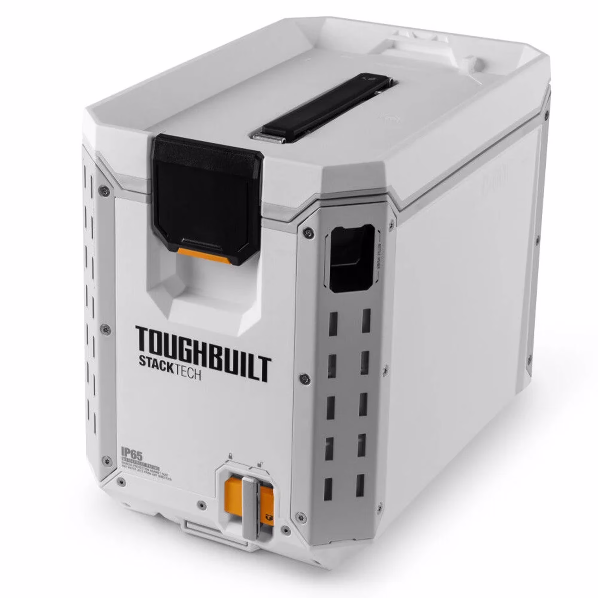 StackTech Compact Cooler, Stackable 16 Quart Hard Shell Ice Chest, White(16 qt)