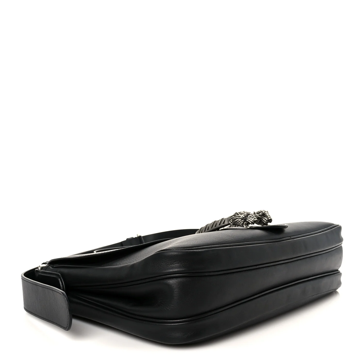 Calfskin Dionysus Messenger Bag Black