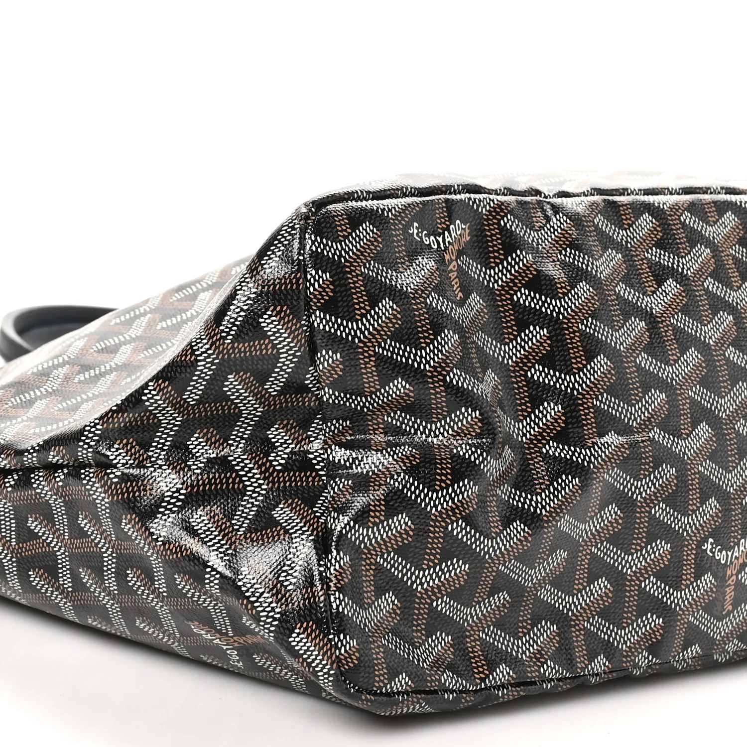 Goyardine Coeur Saint Louis PM Black