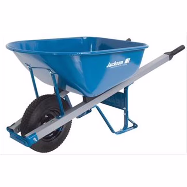 Steel Contractor Wheelbarrow with Steel Handles