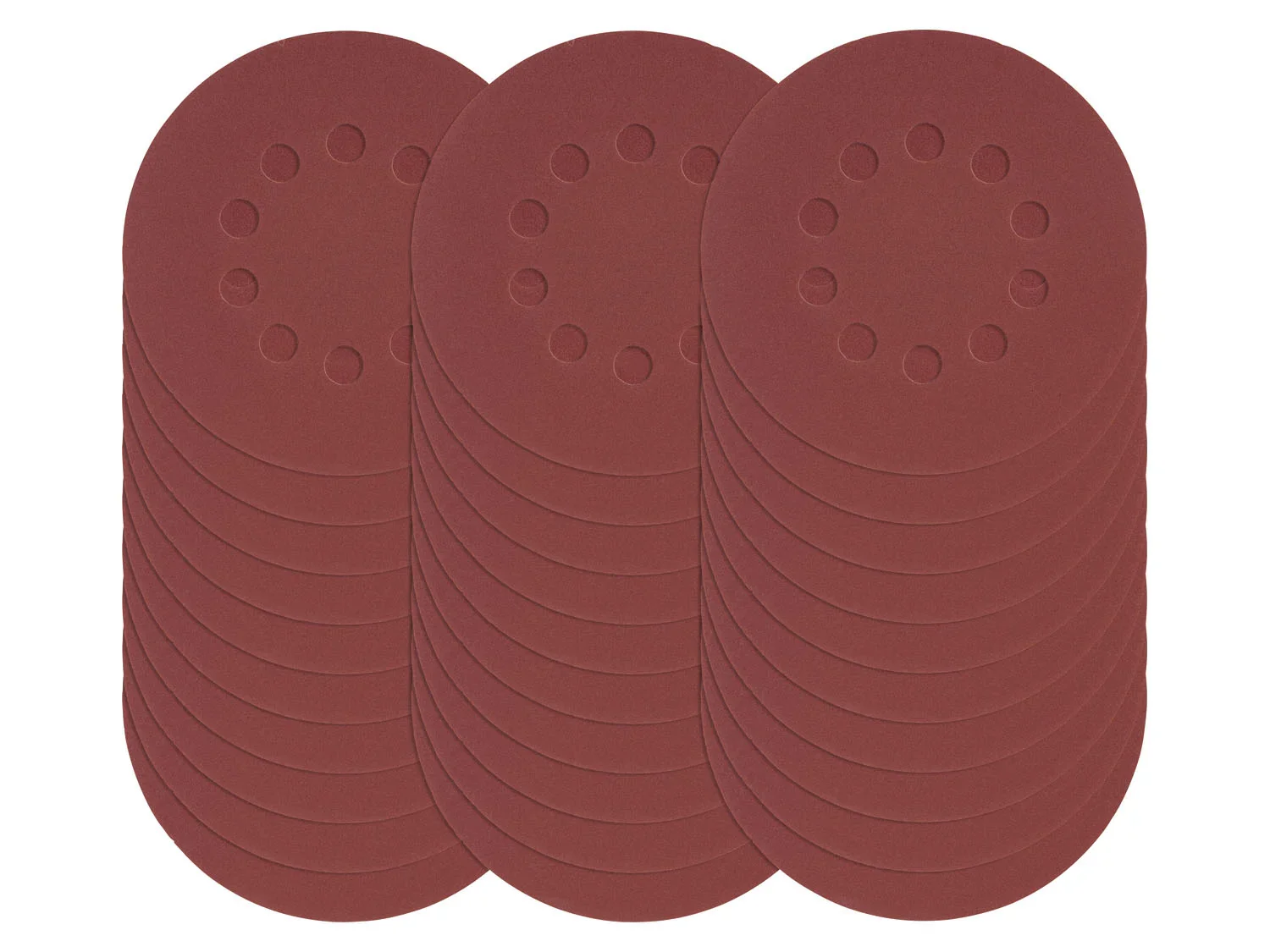 PARKSIDE Set de feuilles abrasives, pour meuleuses excentriques