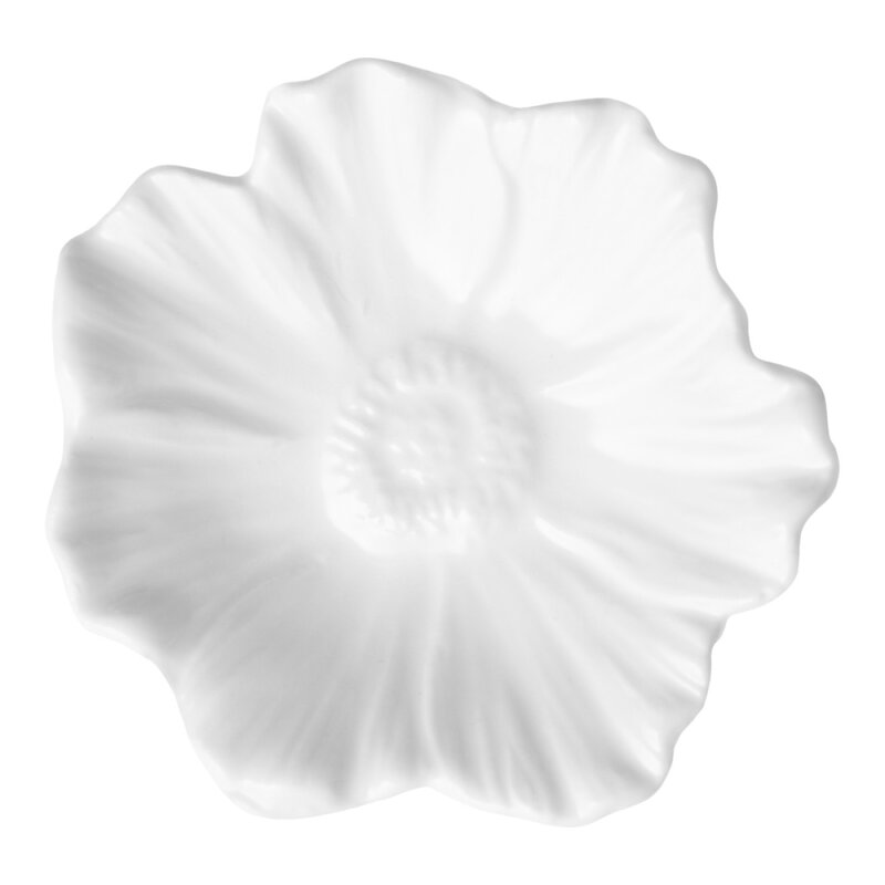 Flora serviettring 6 cm hvit