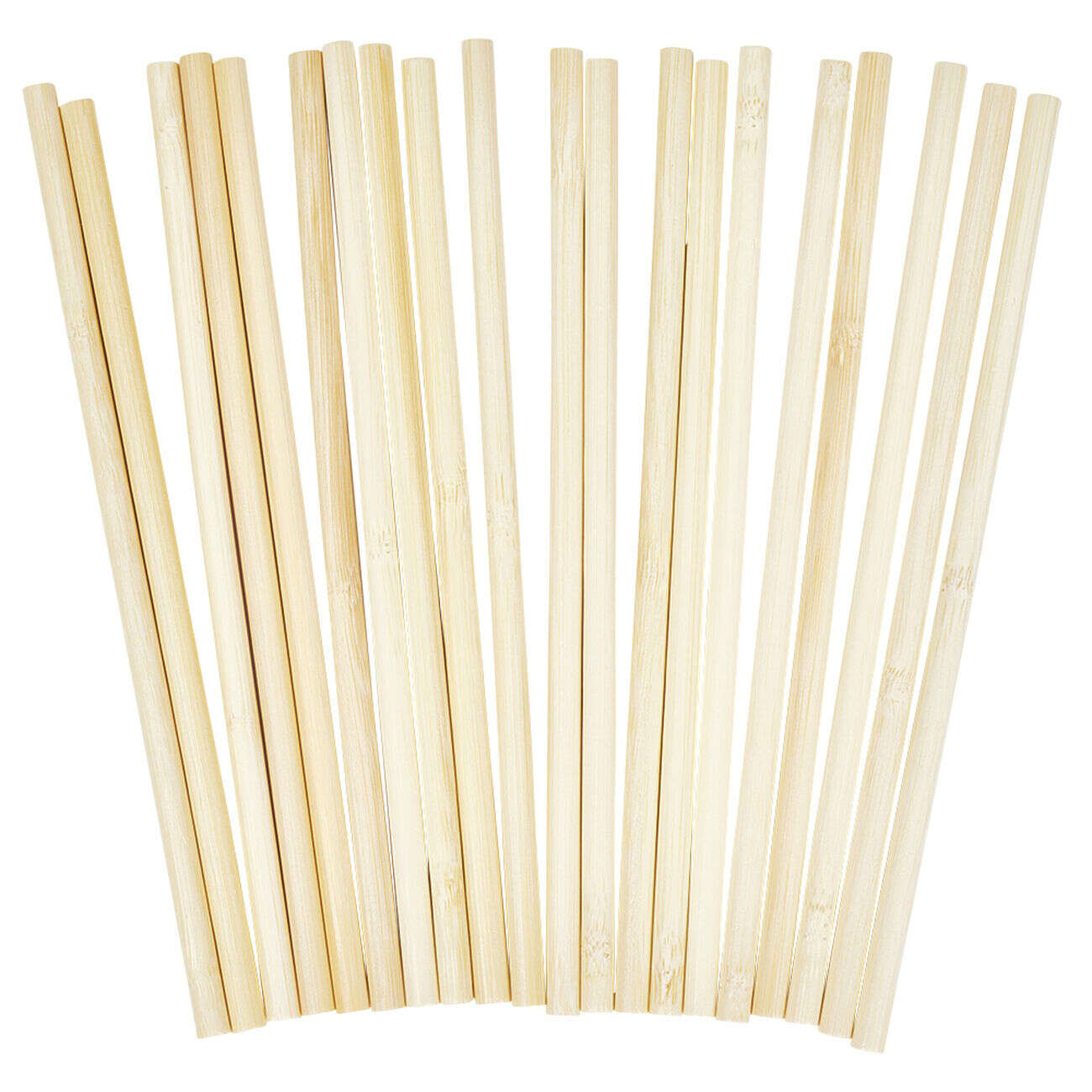 Paille réutilisable en bambou x20