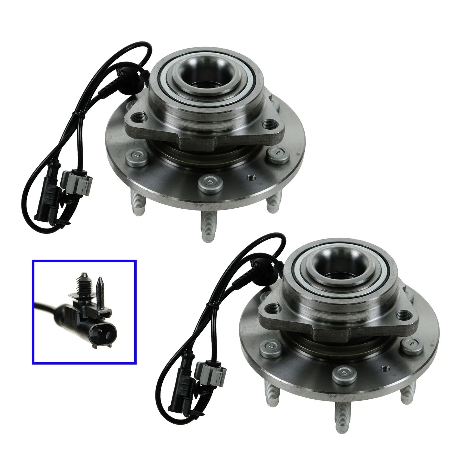 Front Wheel Hub Bearing Pair for 07-13 Silverado Sierra Tahoe BHA50034 Fits select: 2007-2013 CHEVROLET SILVERADO, 2007-2014 CHEVROLET TAHOE - Image 5