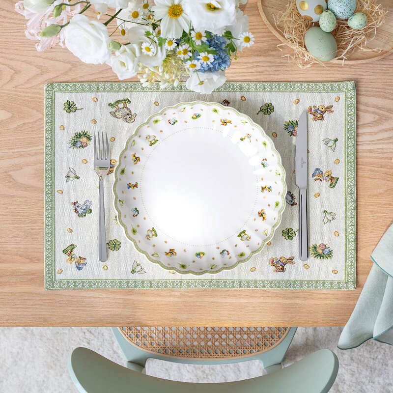 Easter Delight bordbrikke 32x48 cm hvit