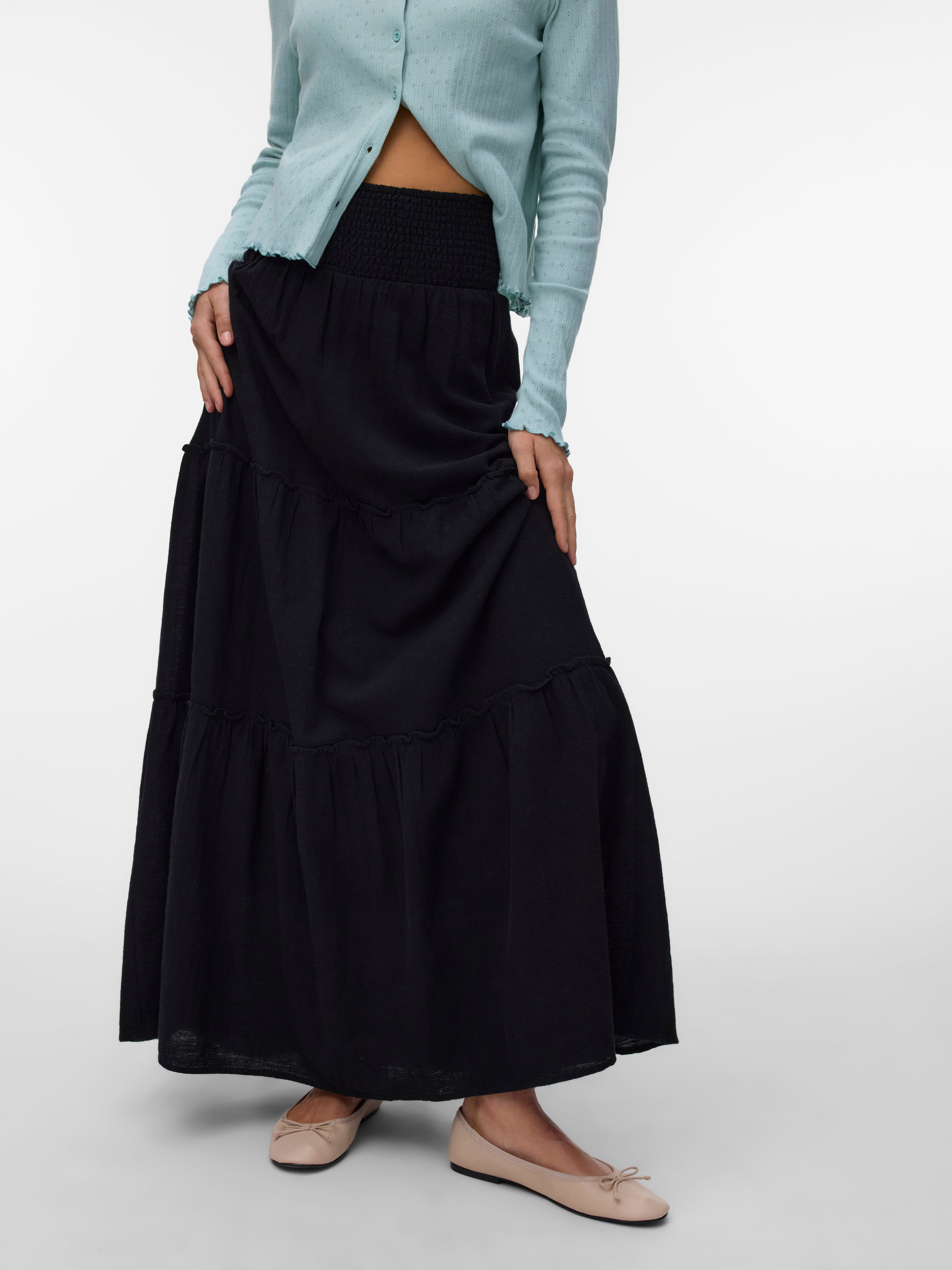 VERO MODA® AWKEELEY High waist Long skirt
