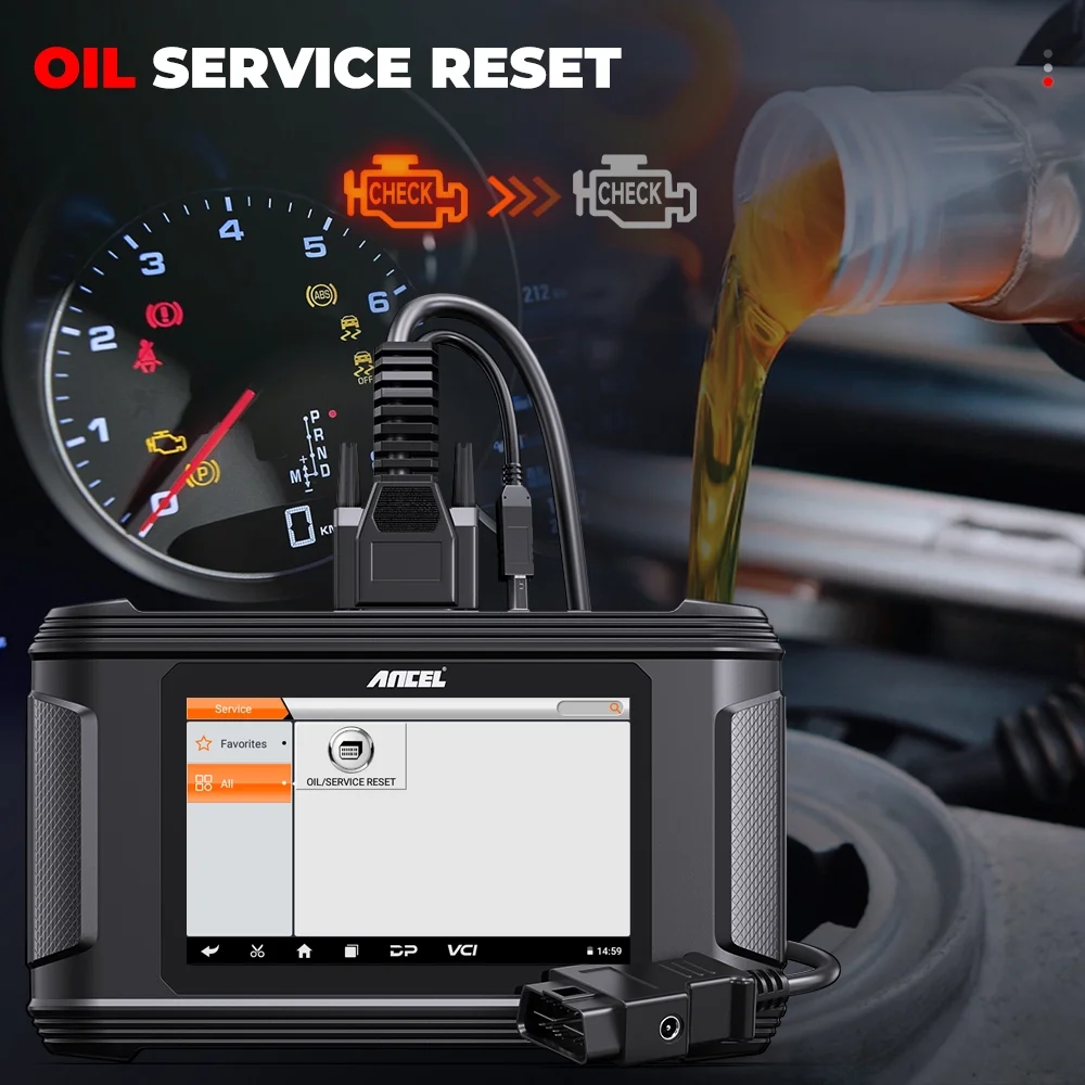 DM500 Car OBD2 Scanner Mileage Adjustment Odometer Correction Oil Tool - Image 3