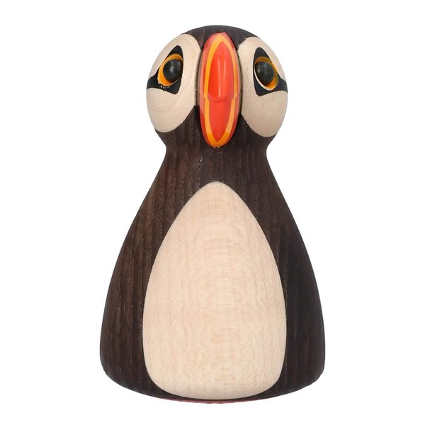 Puffy Puffin trefigur 9 cm ask