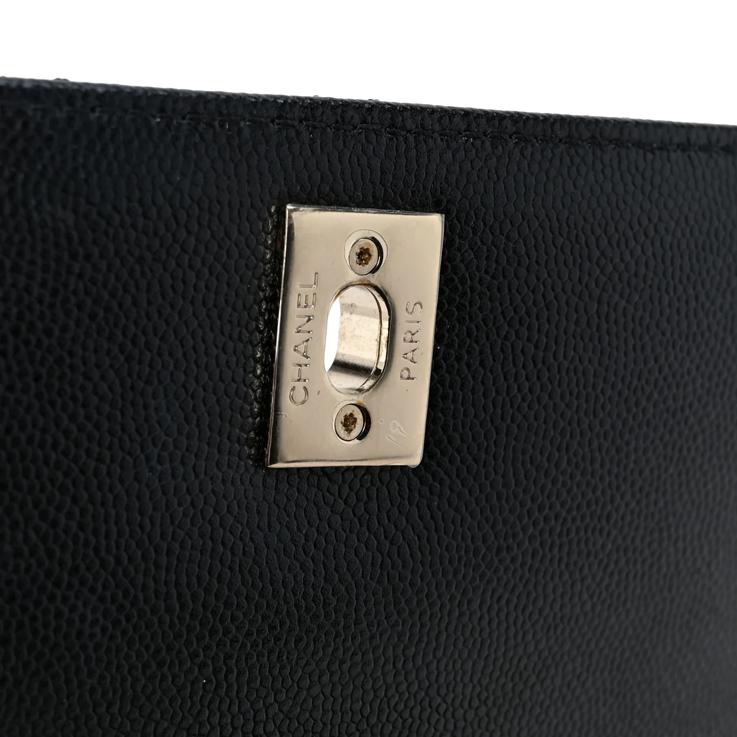 Caviar Quilted Extra Mini Coco Handle Flap Black